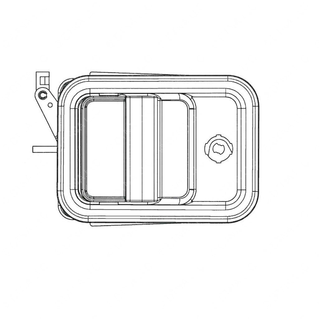 A18-68368-001 HANDLE-REL,EXT,DOOR,E-COATED,RH