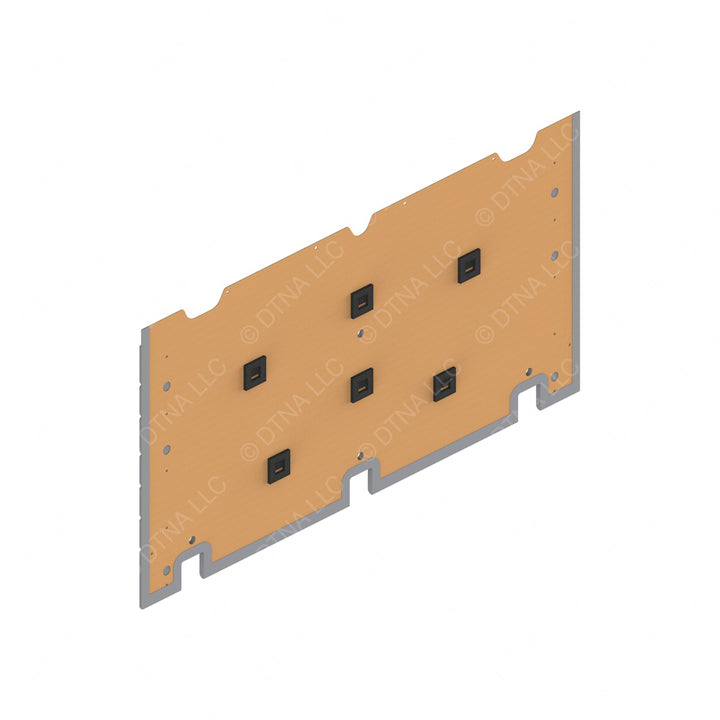 A18-69068-004 UPH-BACKWALL,UPR BNK,GRAY