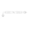 A22-32666-124 HOSE, A/C, COND TO REC D