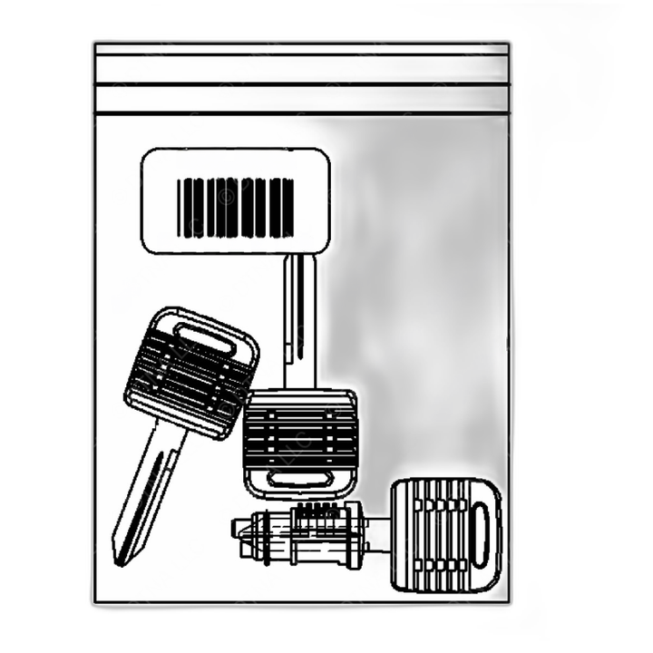 A22-45236-001 LOCK,W/KEYCODE,DOOR,MAIN