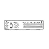 A22-45655-000 BEZEL, HTR/AC