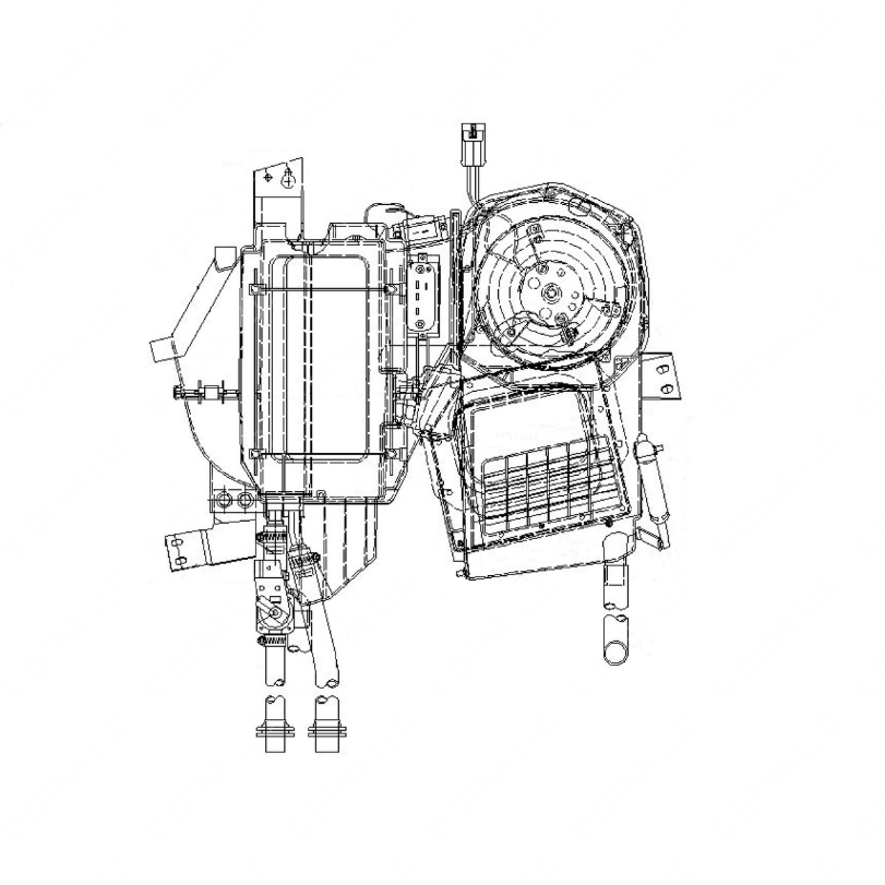 A22-49952-007 HEATER/HEATER-AIR CONDITIONER-CAB,HEATER