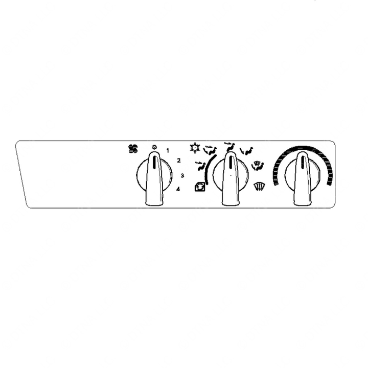 A22-51694-000 HVAC CONTROL, HOLE, NO REC