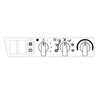 A22-51695-013 HVAC CNTL - 3 HOLE, W/ RE