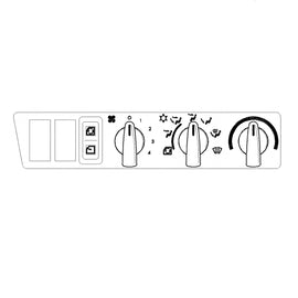 A22-51695-013 HVAC CNTL - 3 HOLE, W/ RE