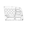 A22-53572-100 PANEL-INSTRUMENT,FIN,RH,RECSD,ASH TAUPE