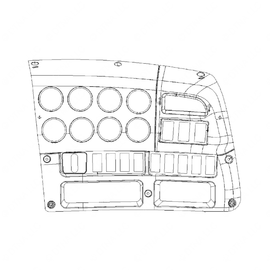 A22-53572-103 PANEL-INSTRUMENT,FIN,RH,FLAT,ASH TAUPE