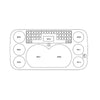 A22-53849-069 CLUSTER-250K US, TACH, RESET, DUAL AIRS