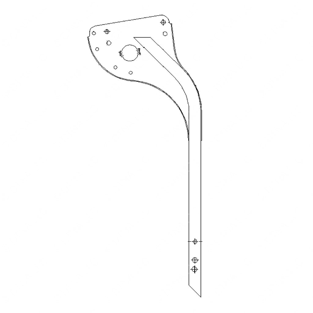 A22-59125-001 SUPPORT ASSY - MUDFLAP, FRONT
