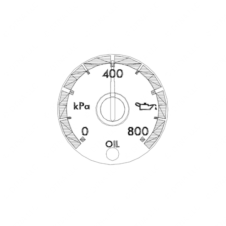 A22-59205-021 ENG OIL PRSR BLK MET