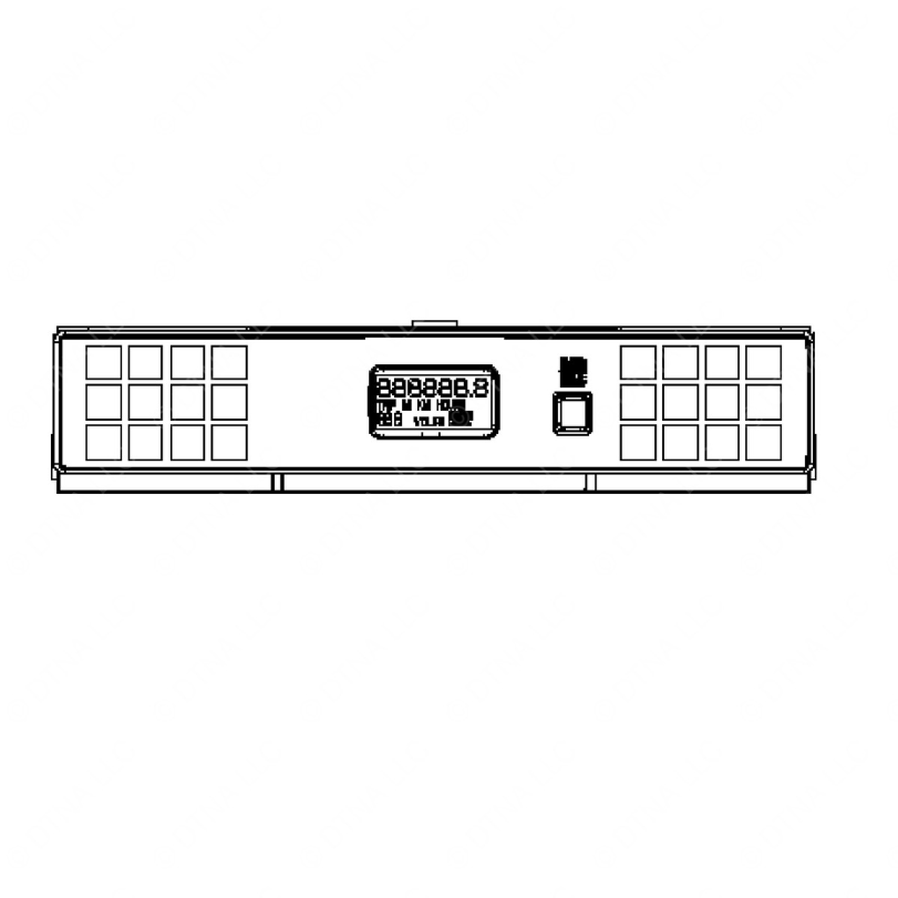 A22-59222-000 LIGHT BAR-INST PANEL,ICU4, STD, NO VOLTS