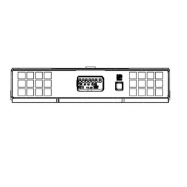 A22-59222-000 LIGHT BAR-INST PANEL,ICU4, STD, NO VOLTS