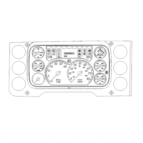 A22-61851-005 CLUSTER -ICU3-P3 US W/TRANS