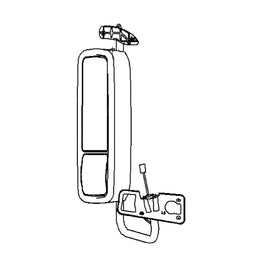 A22-62161-002 MIRROR ASSY-REAR,OUTER,WIDE,REM,PTD,LH