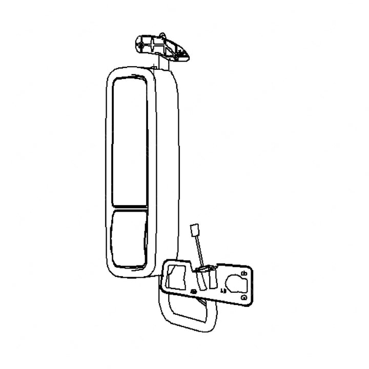 A22-62161-002 MIRROR ASSY-REAR,OUTER,WIDE,REM,PTD,LH