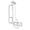 A22-62162-002 MIRROR ASSY-REAR,OUTR,REM,TEX CVR,HTD,LH