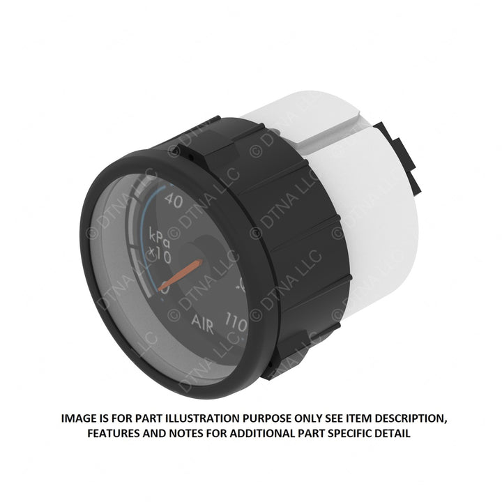 A22-71047-010 GAUGE-APP AIR,ICU4ME,MET,BLK