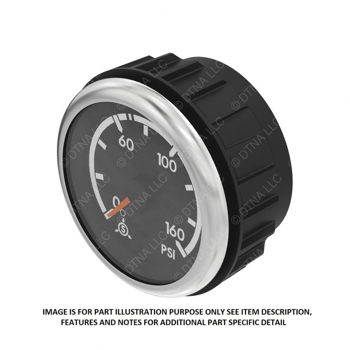 A22-71048-101 GAUGE-AIR PRESSURE,SECONDARY,ICU4ME,BRIG