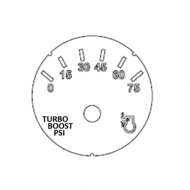 A22-71478-002 GAUGE-TURBO BOOST,PSI,0-75