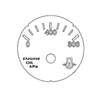 A22-71493-000 GAUGE-ENGINE OIL PRESS,KPA