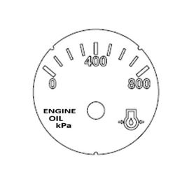 A22-71493-002 GAUGE-ENGINE OIL PRESS,KPA