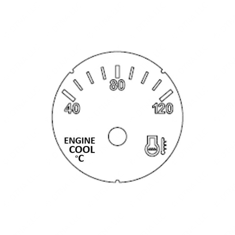 A22-71497-000 GAUGE-ENGINE COOLANT TMP,DEG C