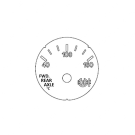 A22-71542-000 GAUGE-FWD REAR AXLE TEMP,DEG C
