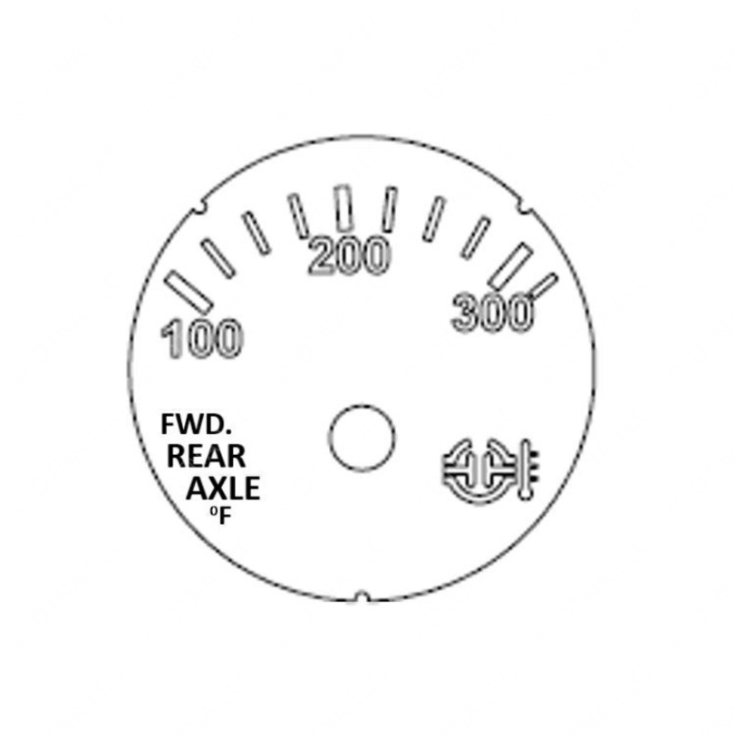 A22-71545-000 GAUGE-FWD REAR AXLE TEMP,DEG F