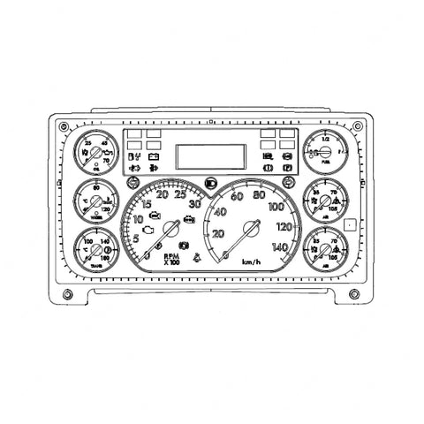 A22-73045-000 CLUSTER-ASSY,ICU3S,WOODGRAIN