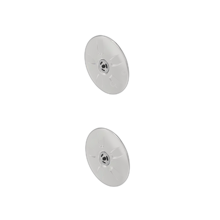 A22-74255-070 KIT-WHL CVR,DUAL,SHORT,WHT