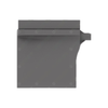 A22-75774-003 QTR FNDR,RR,1PC,NARROW,GRAY,RH