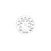 A22-76315-002 SPEEDOMETER, KPH/MPH, BLACK