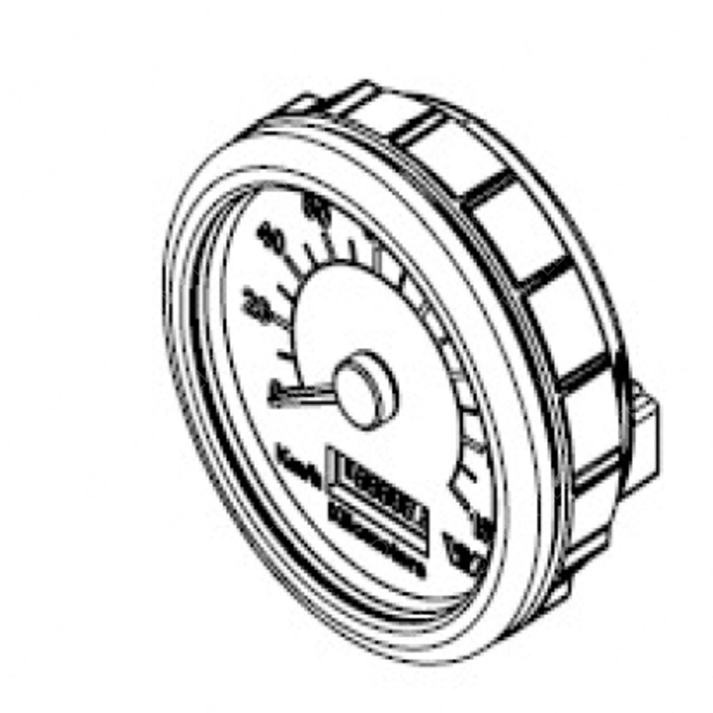 A22-76315-004 SPEEDOMETER, MPH/KPH, BLACK