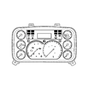 A22-77153-015 CLUSTER -ICU3, US, TRANS, HYD