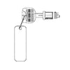 A22-77287-182 LOCKSET-KEY CODE,CUST SPEC