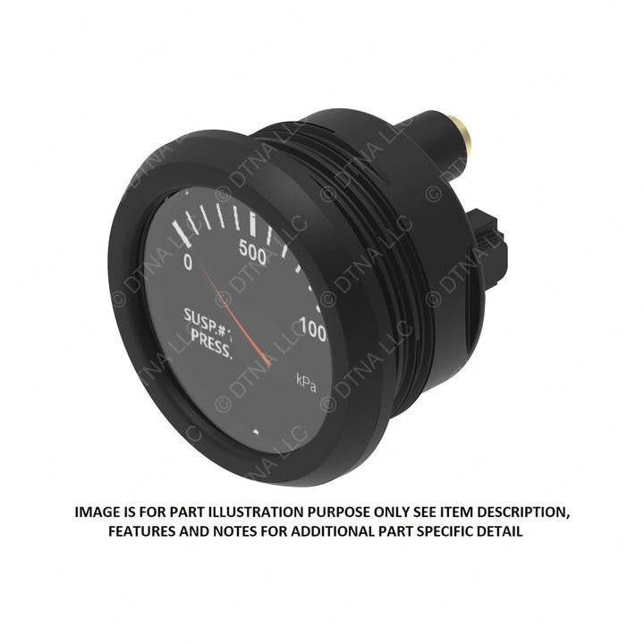 A22-78432-000 GAUGE-SUSP1 PRESS,KPA,BLACK