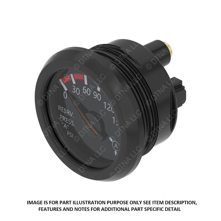 A22-78466-000 GAUGE-RES A PRESS,BLK,PSI