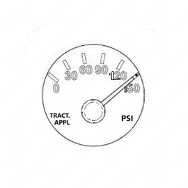 A22-78469-001 GAUGE,TRCTR APP,GOLD,PSI