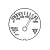 A22-78472-000 GAUGE-RES B PRESS,BLK,KPA