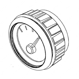 A22-78473-000 GAUGE-FUEL LEVEL,BLACK BEZEL