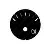 A22-78484-000 GAUGE-PYROMETER,DEG C,BLACK