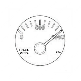A22-78501-001 GAUGE,TRCTR APP,GOLD,KPA