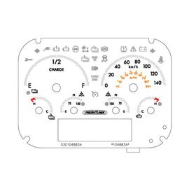 A22-79078-001 IP-6GAUGE,KPH,AIR,EV,NAFTA
