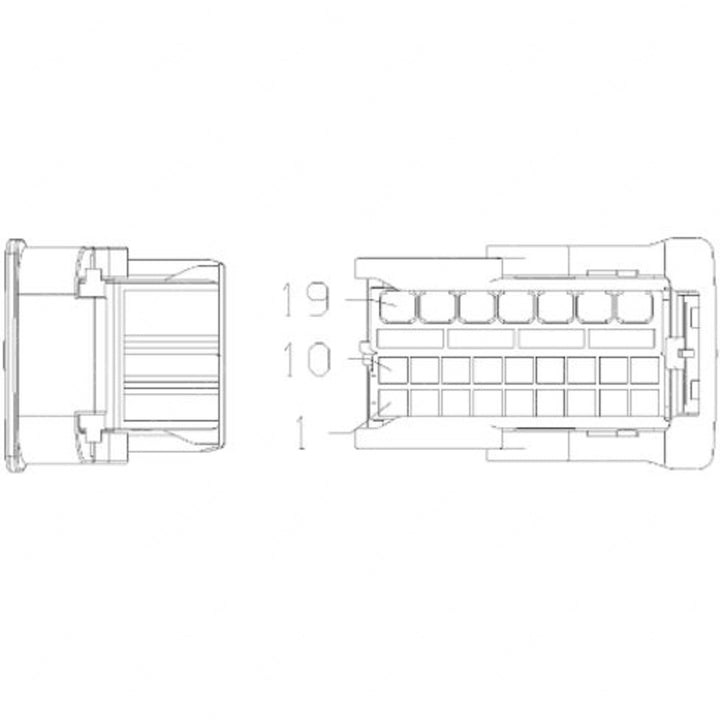 A23-13361-020 PLUG-25CAV,MCP1.5K,23-LTBL