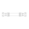 A23-13457-092 HOSE-WIRE BRAID,STEEL, 24,92 INCH