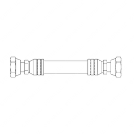 A23-13457-092 HOSE-WIRE BRAID,STEEL, 24,92 INCH
