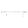 A66-04626-122 CABLE-POS,2/0,M/8XM/8,122"