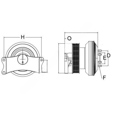 ABP N20 79A7249 CLUTCH DMA REMAN,10-PK GRV,190.4 OD,ALLI