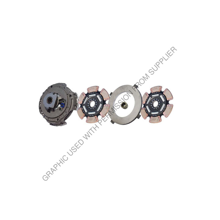 ABP N25 208925 25 TP CLUTCH,15-1/2" X 2" EE, 4000/2050 FT LB