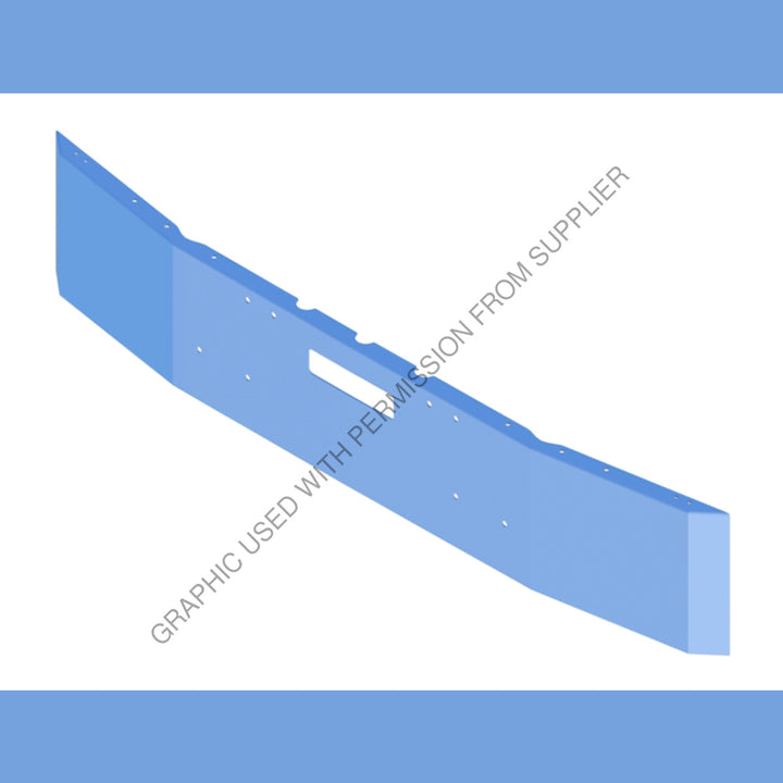 ABP N31 0CH001005 BUMPER FLD120 -8 MOUNT HOLE 6IN BRKBK